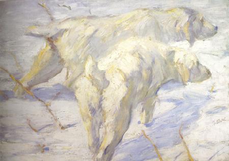 Siberian Sheepdogs (mk34), Franz Marc